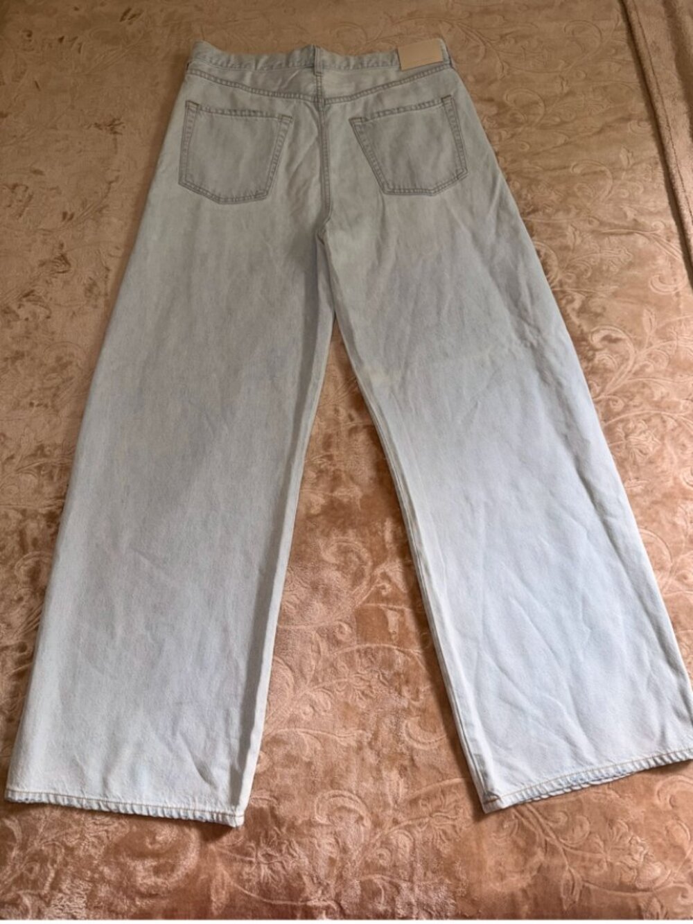 CITIZENS OF HUMANITY - Brynn Drawstring Waist Wide Leg Jeans, Size 31 - Picture 8 of 9